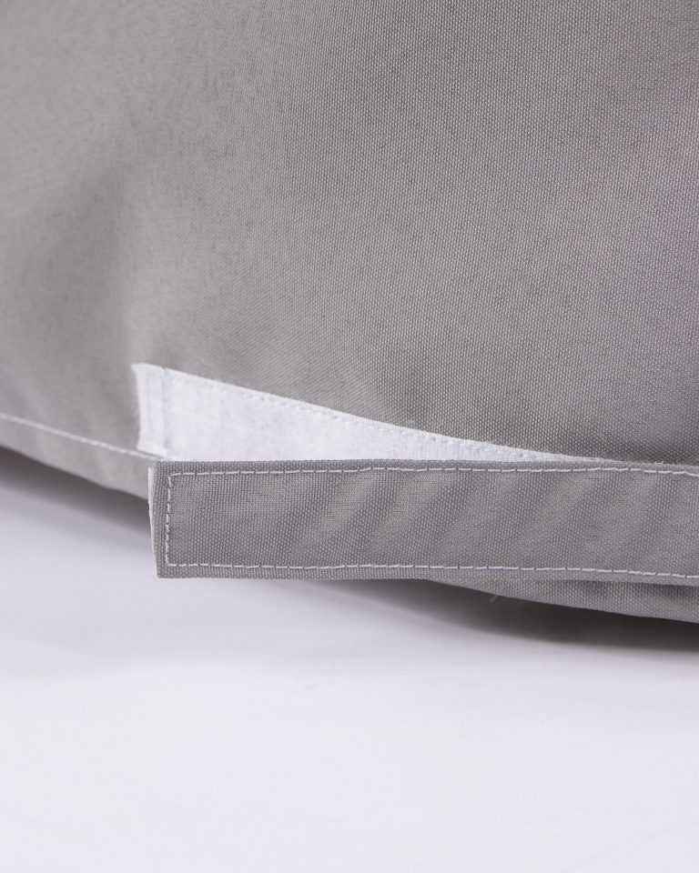 Grey Velcro Tabs for Covers - Opened