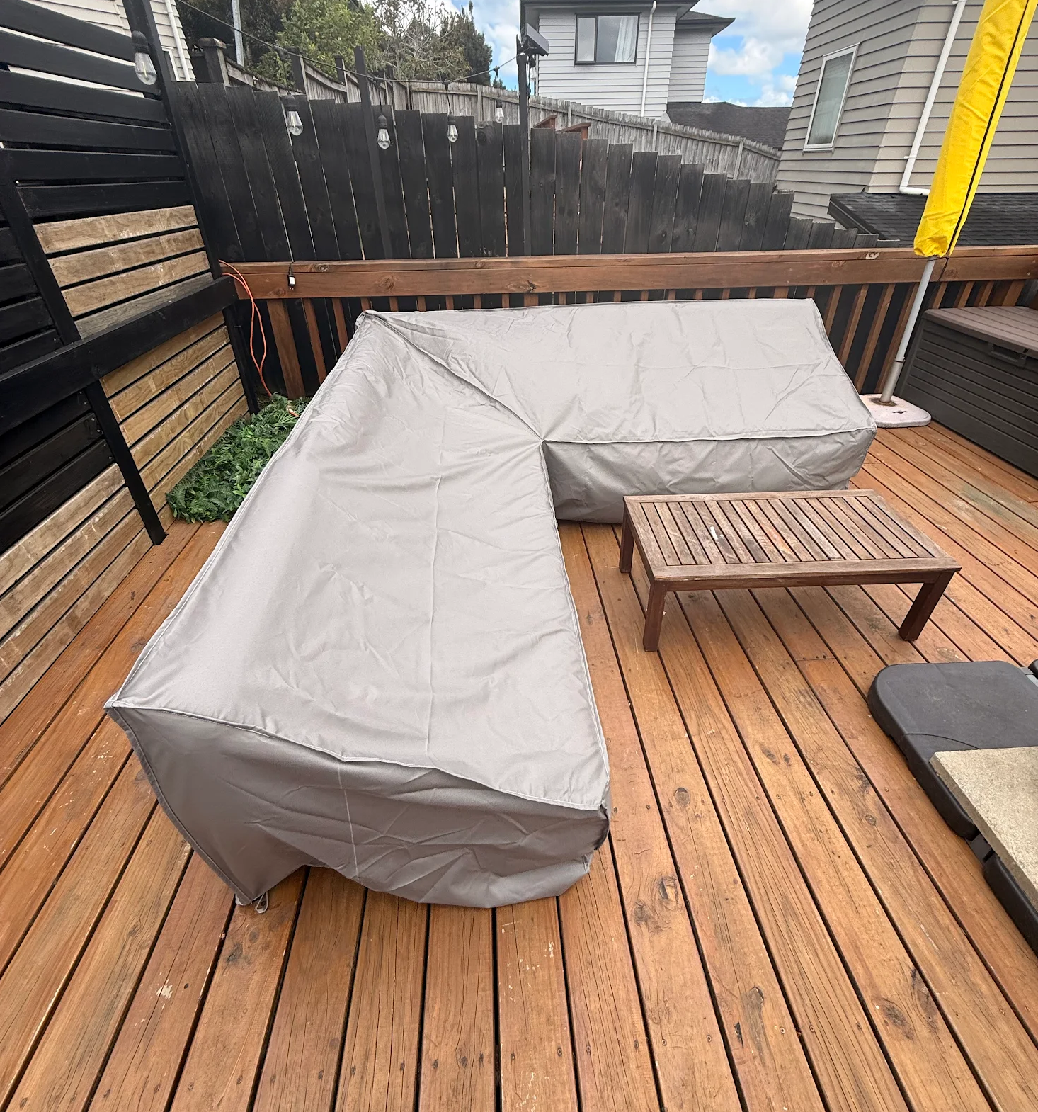 Grey L Shape Sofa Cover Review by Banjo