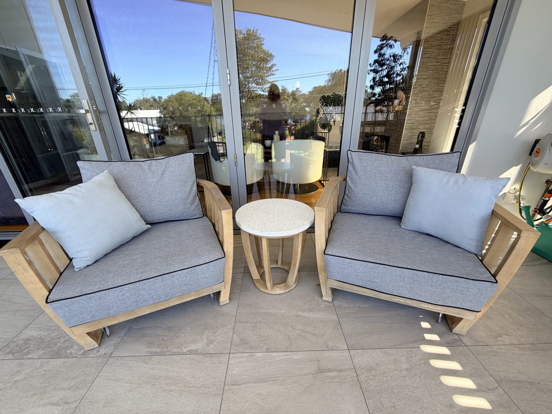 Silver Outdoor Chair Cushion Cover Review by Elisabete M